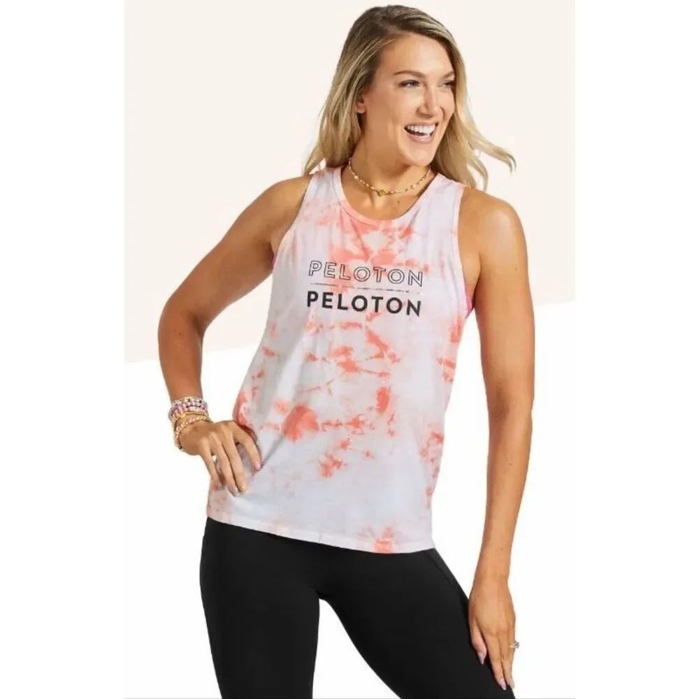 Peloton NWT size M Flow Double Twist Back Tank Top